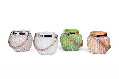 Laterne Shadow in 3 Farben, Teelichthalter