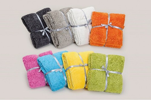 Tagesdecke Kuscheldecke Fleece 150 x 200 cm, extrem weiche Decke