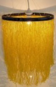 Decken-Leuchte Samoa Pearls, Deckenlampe aus kleinen Perlen