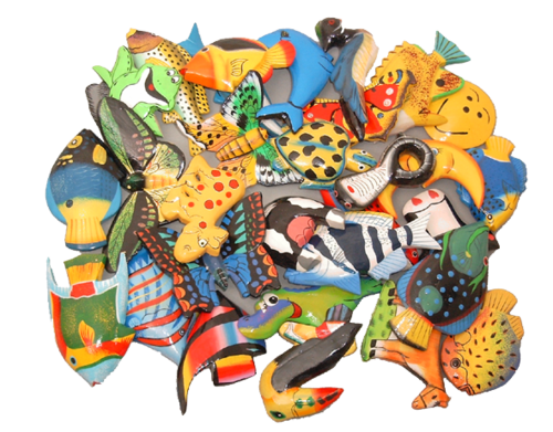 Magnete bunt gemischt f�r Whiteboards Noteboards oder K�hlschr�nke, 10 St�ck