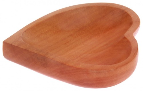 Deko-Schale aus Teakholz, 4 Formen 