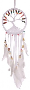 Dreamcatcher Lebensbaum, bunter Traumf�nger in verschiedenen Farben, 11 cm Durchmesser