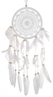 Dreamcatcher Spitze wei�, verschiedene Gr��en 