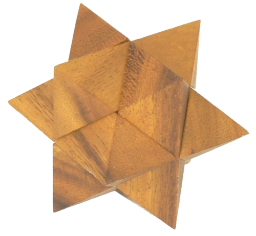 Magic-Stern aus Holz