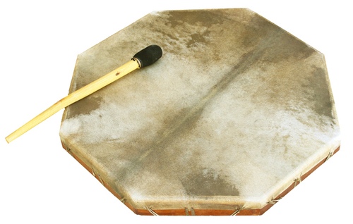 Schamanen-Trommel aus Teak, verschiedene Gr��en