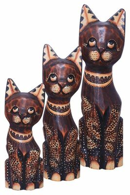 Katze Filou 3-er Set in den Gr��en 20, 25 und 30 cm