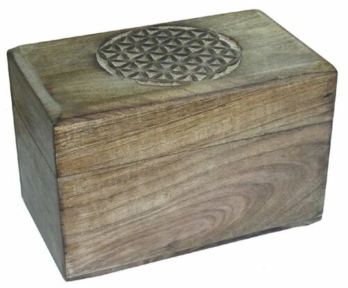 Schatulle mit Blume des Lebens, 2 Gr��en erh�ltlich