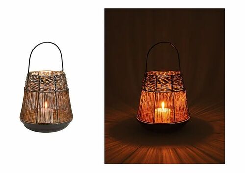 Windlicht aus Metall