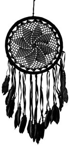 Dreamcatcher Spitze Stern in schwarz, 12, 16, 27 und 32 cm Durchmesser 
