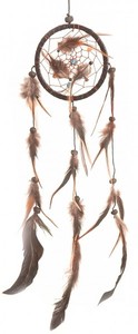 Traumf�nger - Dreamcatcher mit Steinen  9 cm