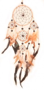 Traumf�nger - Dreamcatcher   9 cm & 4 x klein
