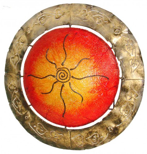 Deko-Leuchte RONDO, Wand-Lampe, rund, ca 40 cm Durchmesser