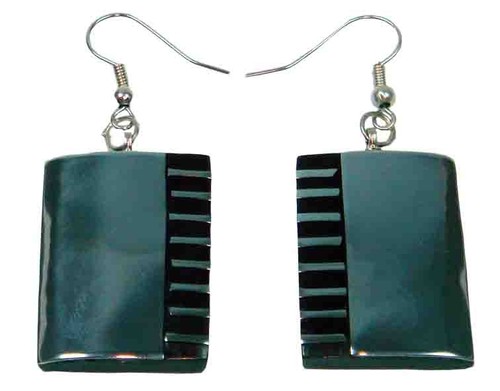 Ohrringe aus Sonor-Wood/Edelstahl