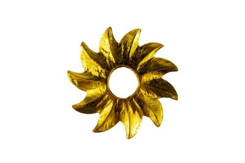 Deko-Spiegel GOLDEN SUN, Holz, 6 Gr��en, Wandschmuck