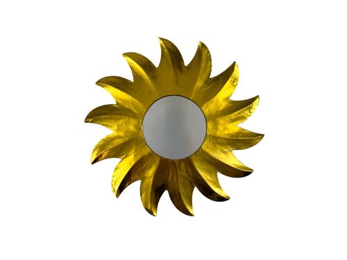 Deko-Spiegel GOLDEN SUN, Holz, 6 Gr��en, Wandschmuck