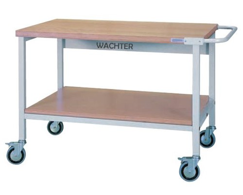 Mobile Werkbank mit 2 Fachbden