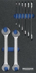 Doppelmaulschl�ssel 8-tlg. | Werkzeugeinsatz f�r Maxmobile 2