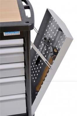 Maxmobile 2 Werkzeugwagen Seitenklappe fr langes Werkzeug