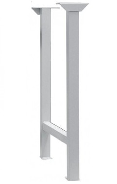 Fu�gestell aus Vierkantrohr B/T/H 150x650x819 mm