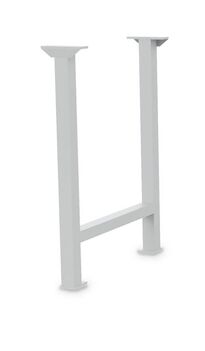 Fu�gestell aus Vierkantrohr B/T/H 150x650x819 mm