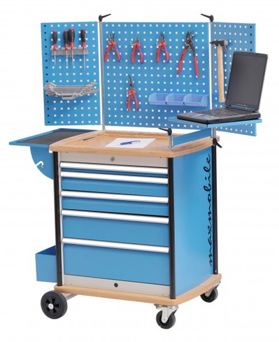 Lochplattenaufbau, schwenkbare Seitenteile | Maxmobile 1 + 2