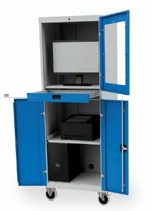 Computerschrank Tower 1 B/T/H 680x600x1838 mm