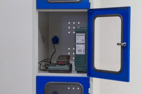 Akku-Wertfachschrank B/T/H 415x500x1850 mm