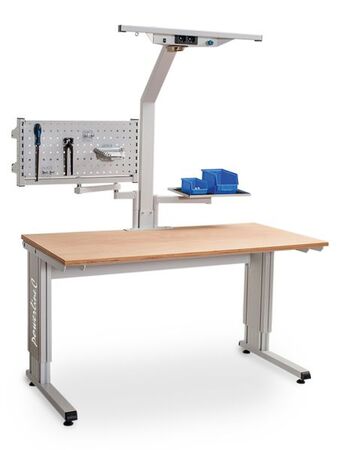 Powerline C Schwerlasttisch Kombination elekt. H�henverstellung B/T/H 1250x750x745-1195 mm