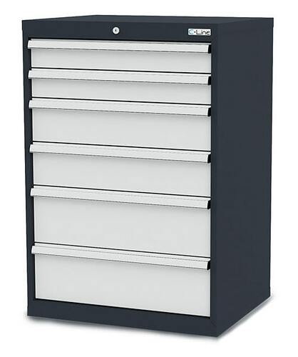 Simplaflex Schubladenschrank 6 Schubladen 700x575x1020 mm