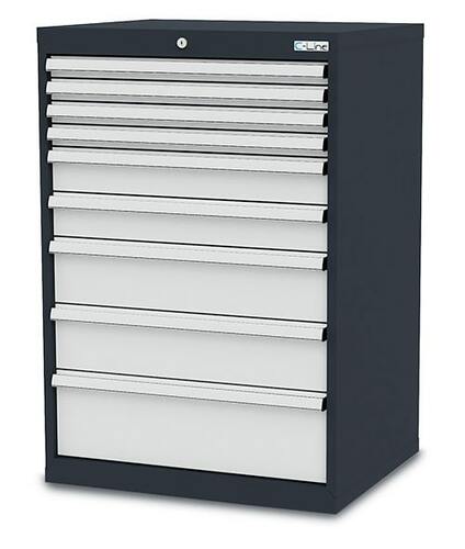 Simplaflex Schubladenschrank 9 Schubladen 700x575x1020 mm