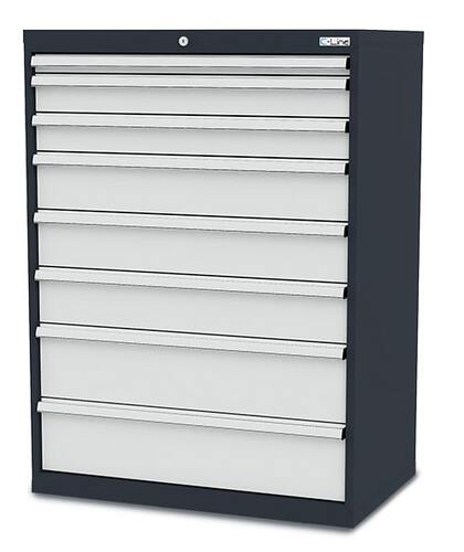 Simplaflex Schubladenschrank 8 Schubladen 900x575x1220 mm