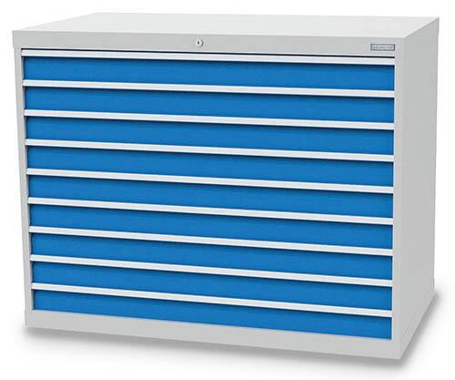 Bedrunka+Hirth Schubladenschrank T736 9 Schubladen B/T/H 1305x736x1019 mm