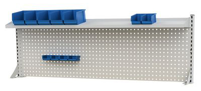Multiwand f�r Werkbank, Lochplatte B/H 2000x650 mm