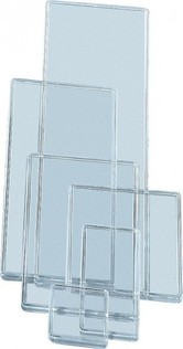 10 Deckel f�r Einsatzbox, 324x108 mm, glasklar