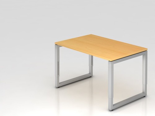 Schreibtisch RS12, 120x80 cm, h�henverstellbar, Buche
