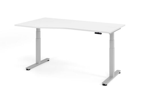 Elektrisch h�henverstellbarer Schreibtisch | Freiform | B/T 1800x800 mm