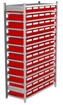 Kastenregal 60 Regalk�sten H/B/T 1750x1060x335 mm