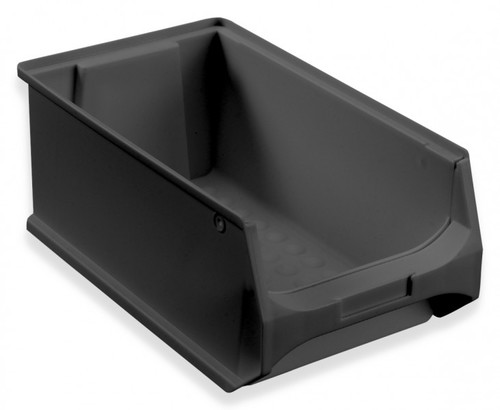 Sichtlagerbox ESD, Grip Gr. 4, 12 St�ck, Farbe schwarz