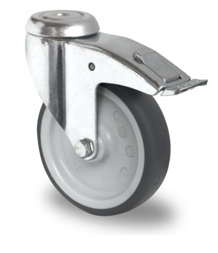 Schwere Apparaterolle mit Alu-Feststeller  100 mm