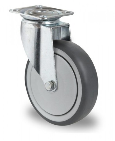 Schwere Apparaterolle, Lenkrolle  150 mm