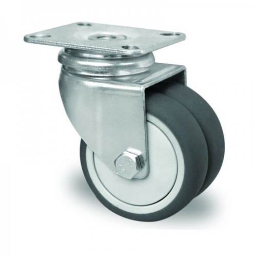 Doppel-Lenkrolle  75 mm