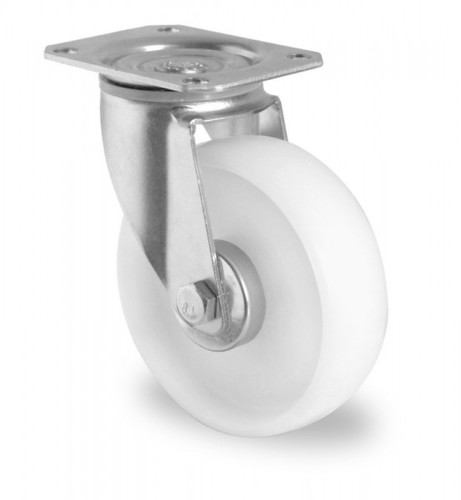 Lenkrolle aus Polypropylen mit Feststeller  125 mm