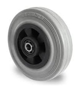 Einbaurad mit Vollgummi Bereifung  200 mm