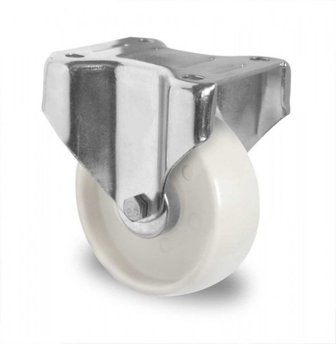 Verst�rkte Bockrolle aus Polyamid mit Stahlbuchse  108 mm