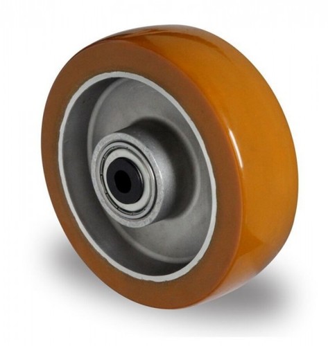 Einbaurad mit Achsmaterial aus Aluminium  100 mm