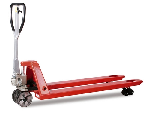 Handgabelhubwagen mit langer Gabel