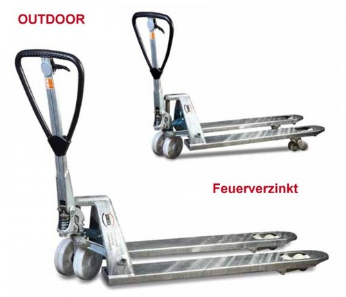 Handgabelhubwagen f�r den Au�enbereich