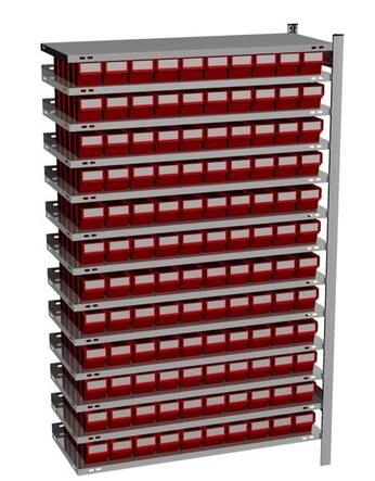 Kastenregal 120 Regalk�sten H/B/T 1750x1060x535 mm