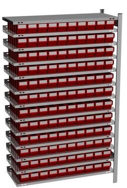 Kastenregal 120 Regalk�sten H/B/T 1750x1060x335 mm