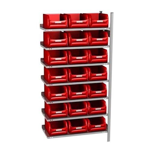Kastenregal 21 Sichtlagerboxen H/B/T 1750x1060x535 mm